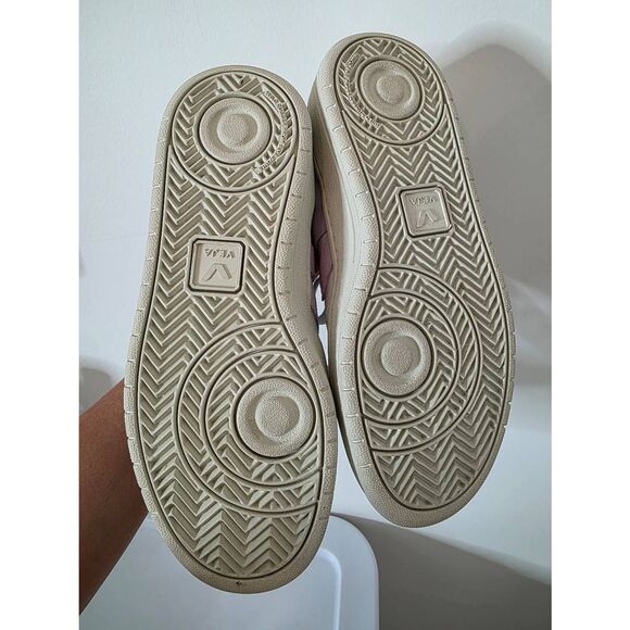 Madewell x VejaTM Vegan Leather V-10 Sneakers in Pastel Neon Colorblock US 5 - Picture 9 of 11